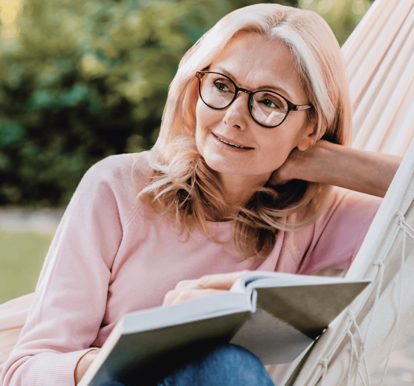 Woman in glasses